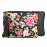 Oriental clutch bag_ kesylang_ flower pattern clutch